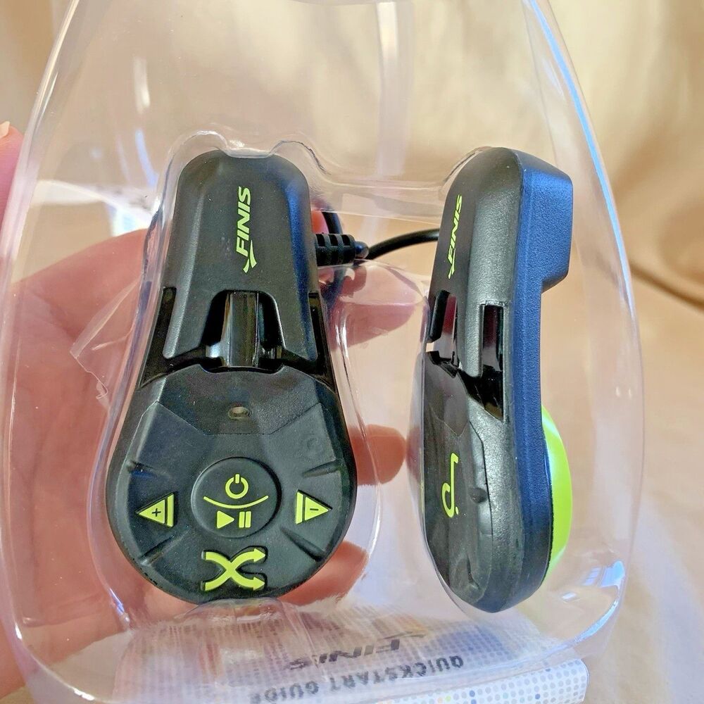 FINIS Duo Underwater MP3 Player Black And Acid Green 4GB Storage